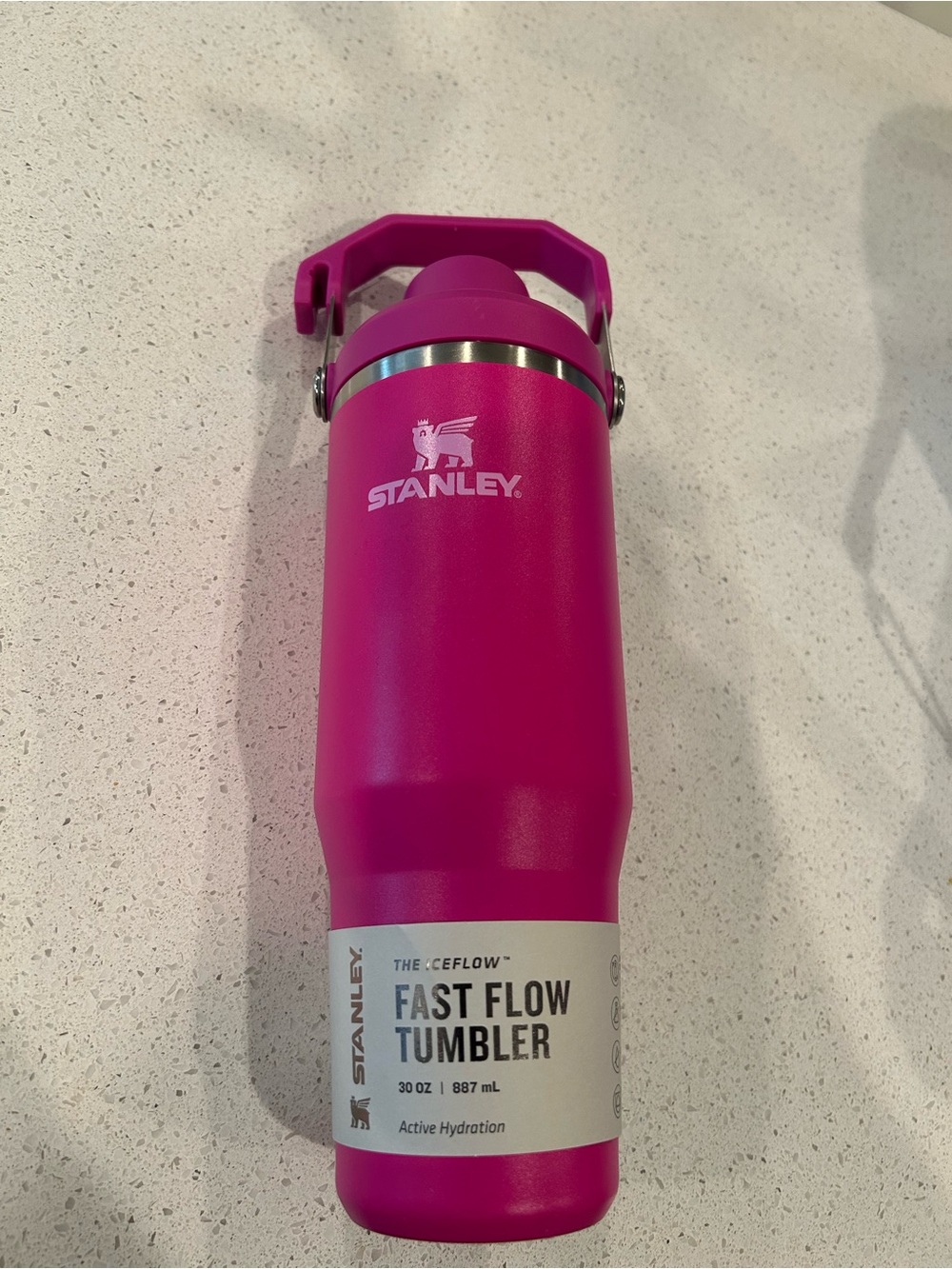 30oz Stanley Fast Flow Tumbler - Bright Pink New with tags. 🏷️ Barbie